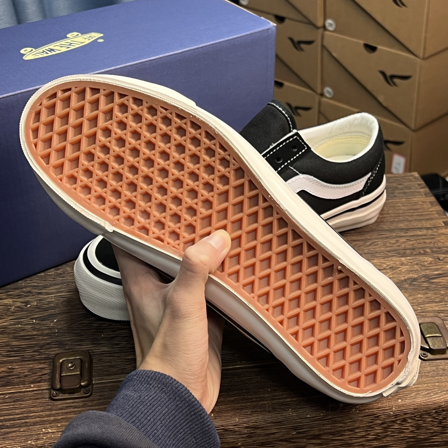 Vans Old Skool DX Anaheim Low Sneakers Black/White