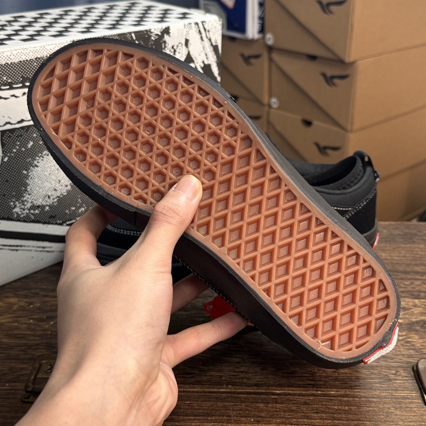 Vans Safe Low Skate Shoes Black