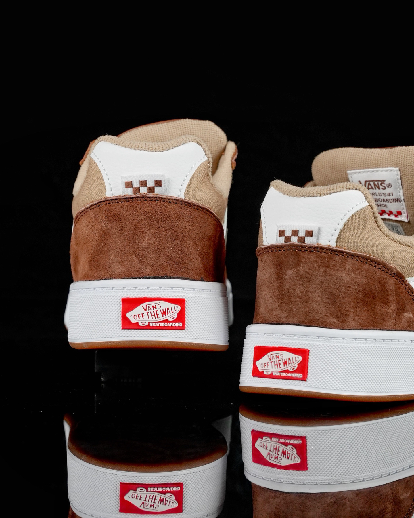 Vans Skate Estazzo Retro Skate Sneakers Brown/Khaki