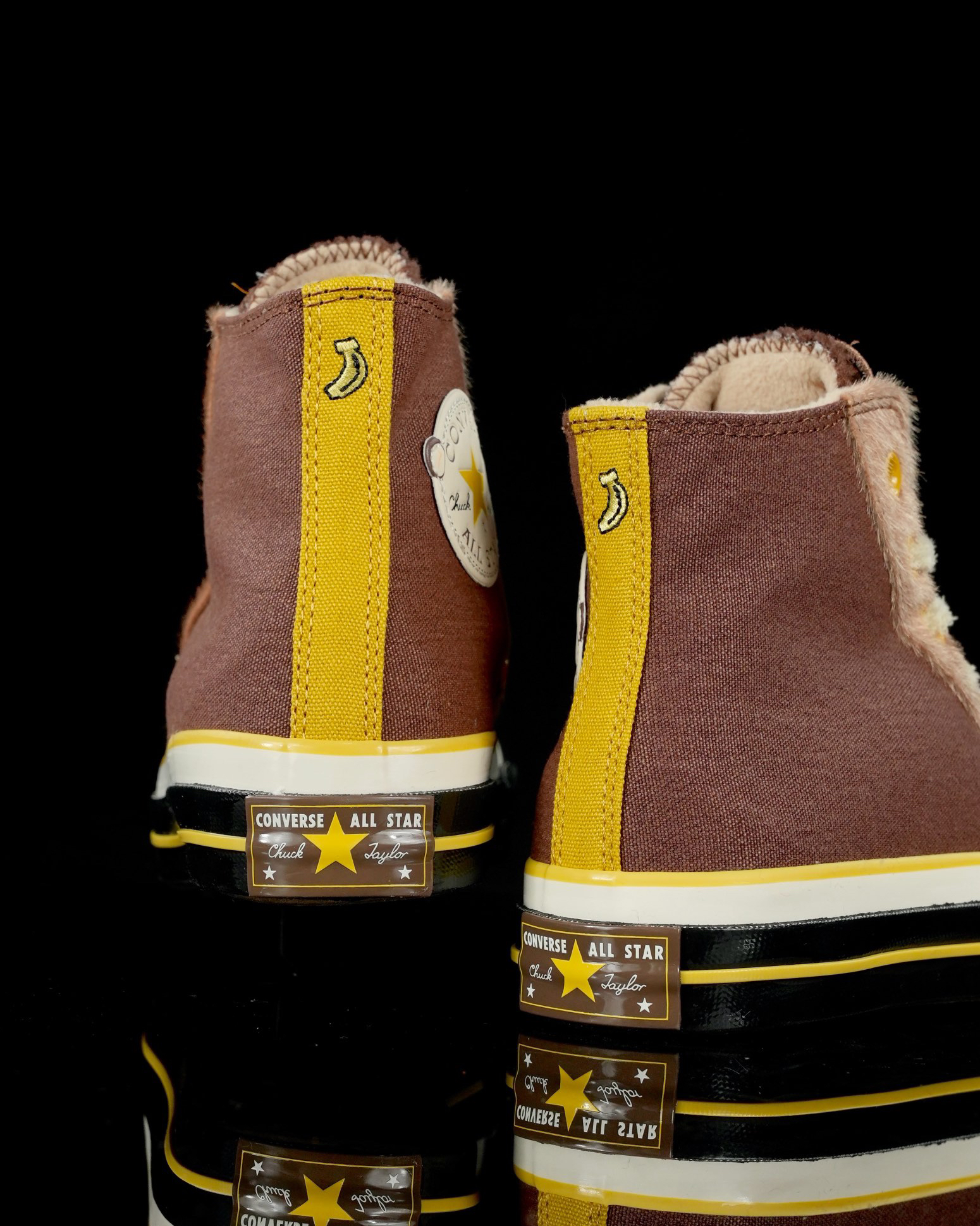 Converse Chuck 70 Furry Lined High-Top Sneakers Brown