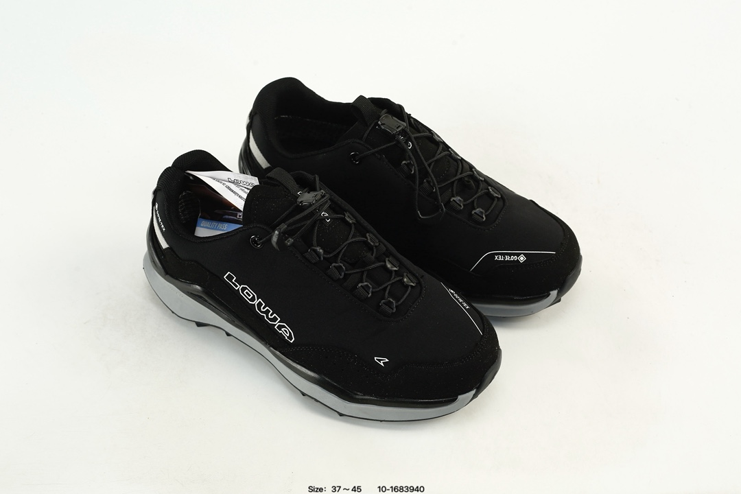 Lowa GTX Waterproof Hiking Shoes Black