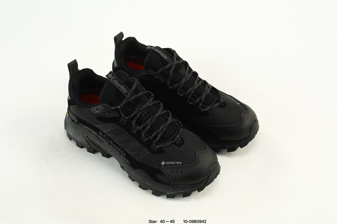 Columbia Gore-Tex Vibram Hiking Trail Shoes Black