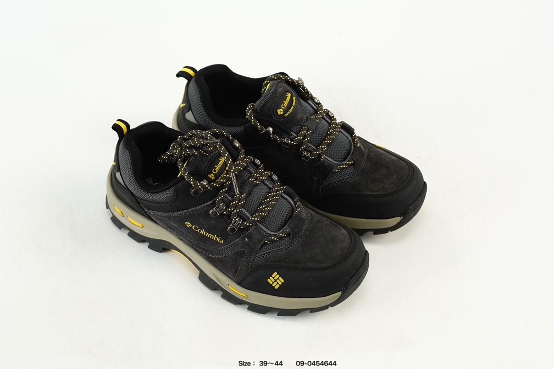 Columbia Men's Trail Hiking Shoes Black Yellow