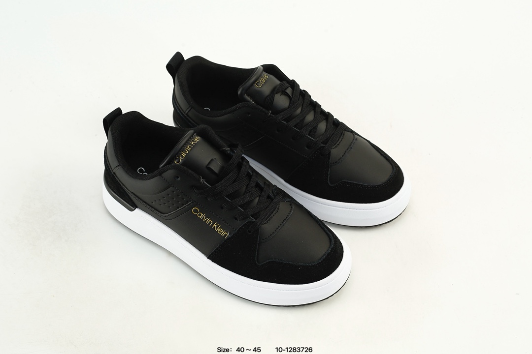 Calvin Klein Jeans Low-Top Platform Sneakers Black/White
