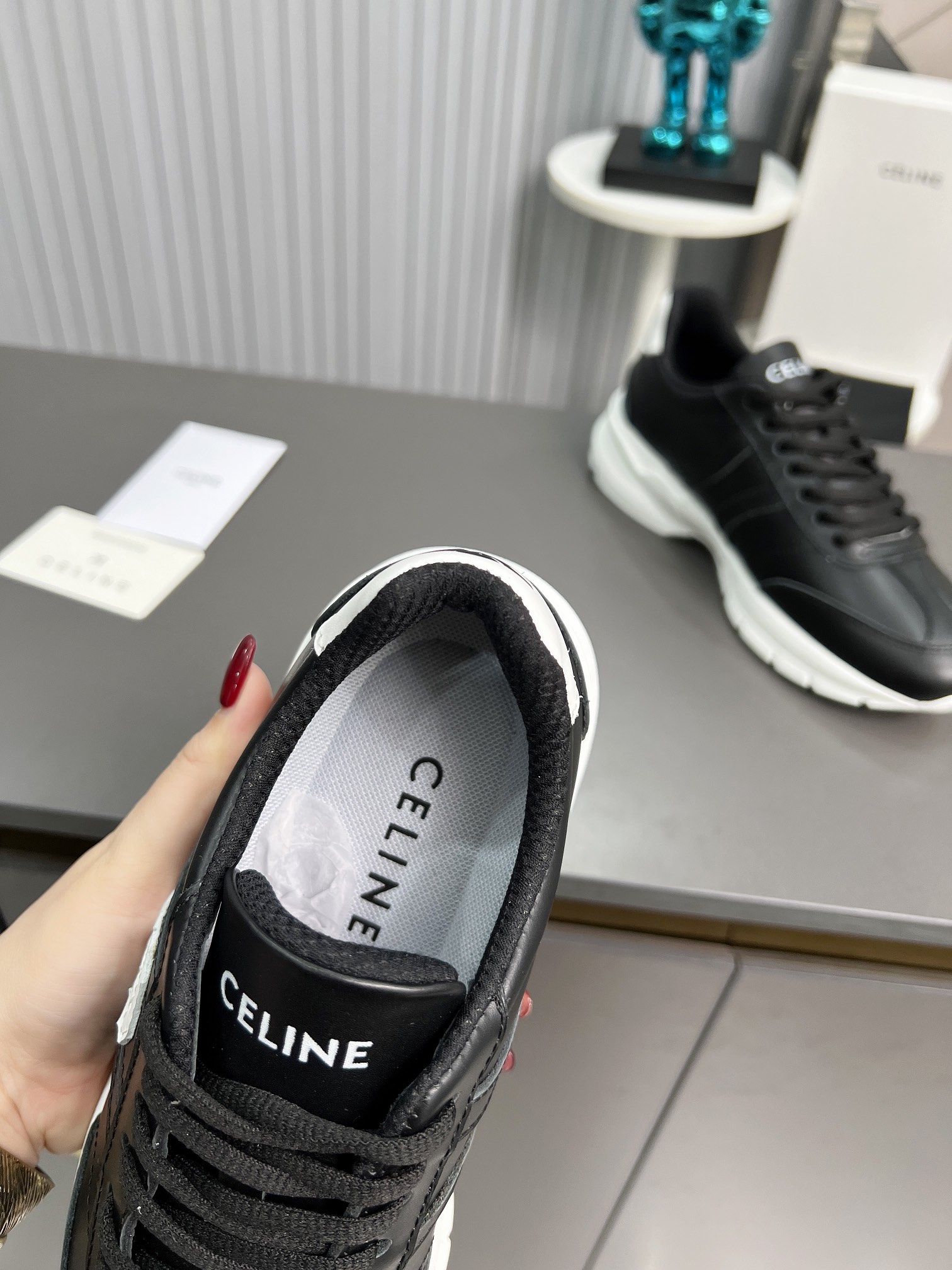 Celine Chunky Dad Sneakers Black
