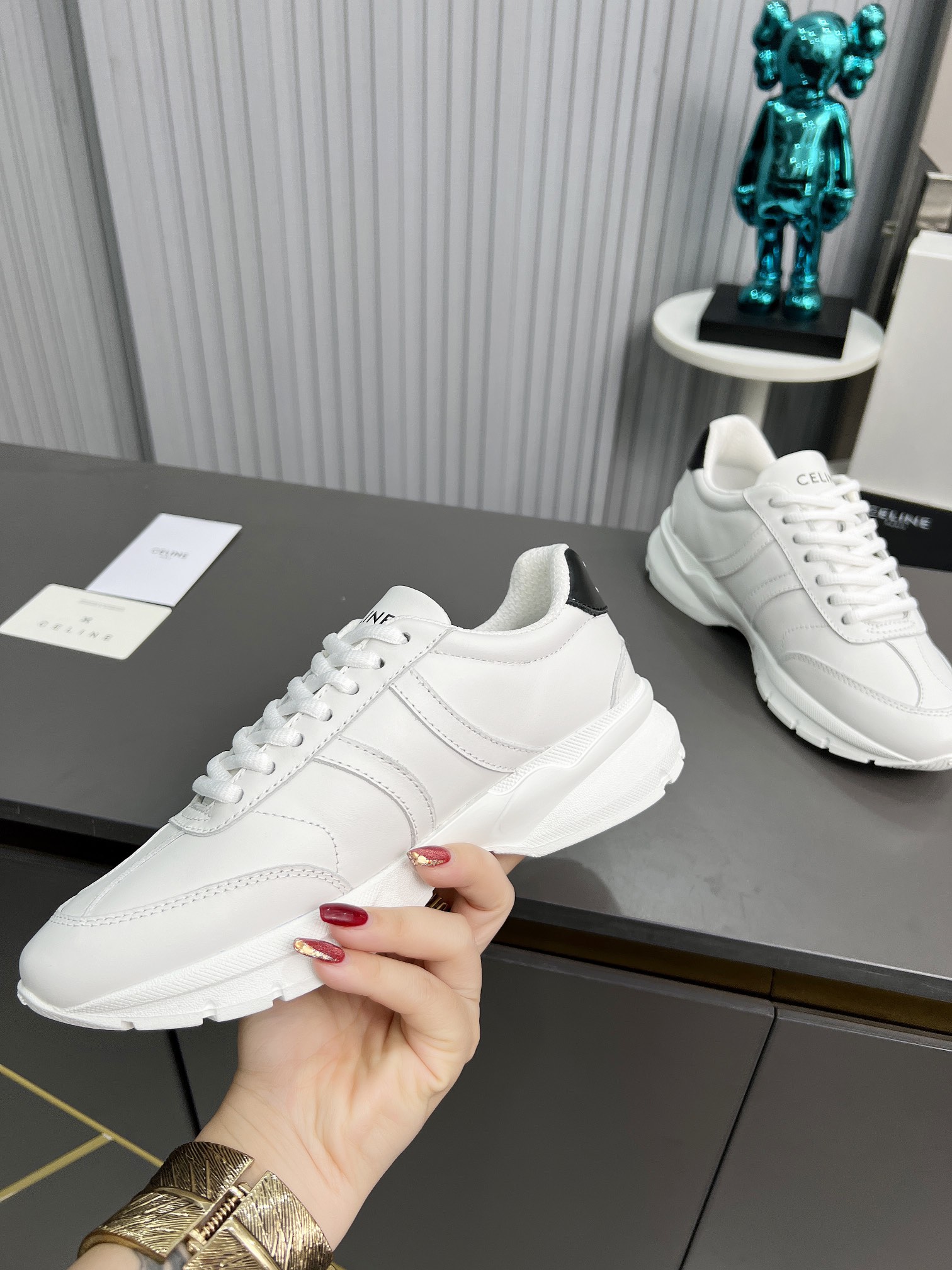 CELINE Chunky Dad Sneakers White/Black