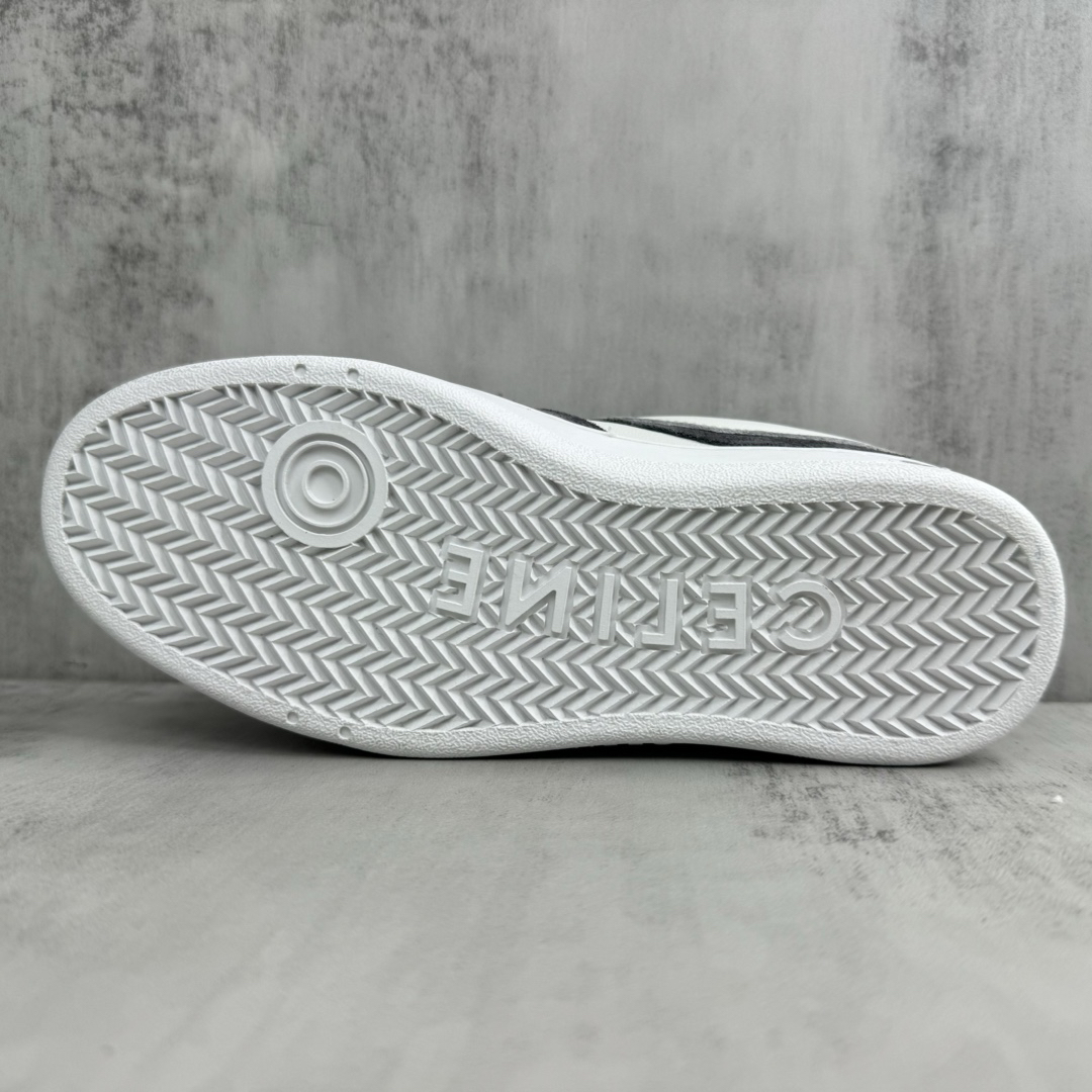 Celine Trainer Skate Sneakers Black/White