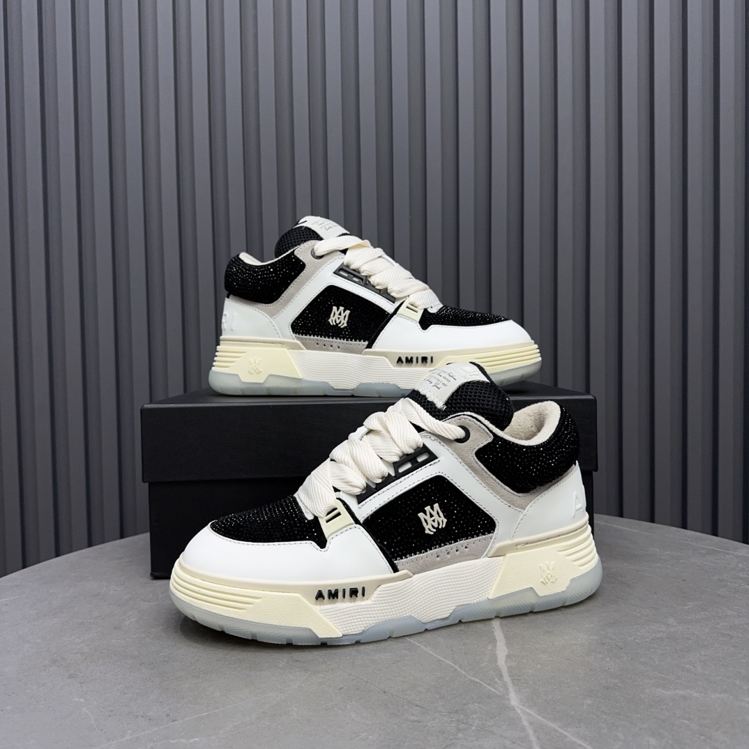 AMIRI Low-Top Sneakers Black/White