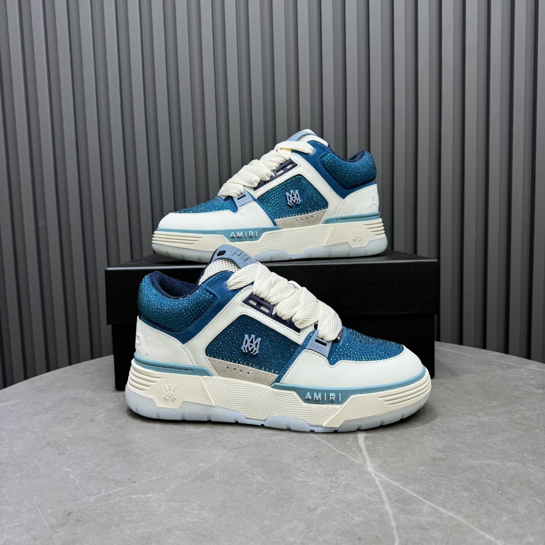 AMIRI Skel Top Low Sneakers Blue