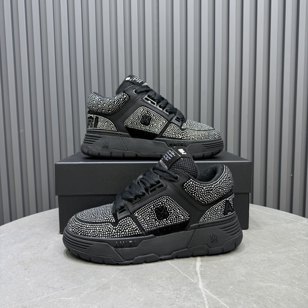 AMIRI Crystal Low Sneakers Black