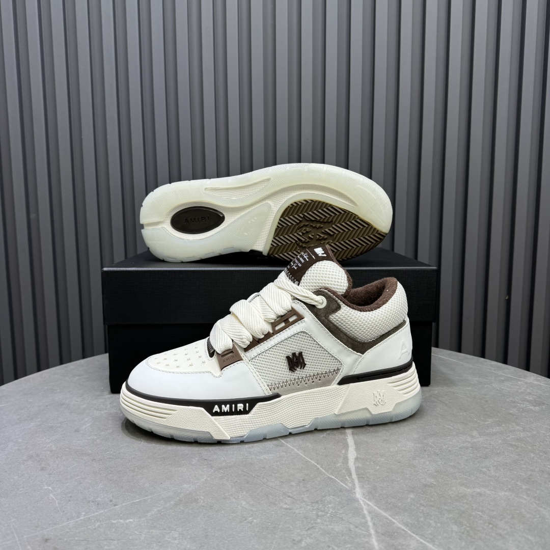 AMIRI Low-Top Sneakers White/Brown