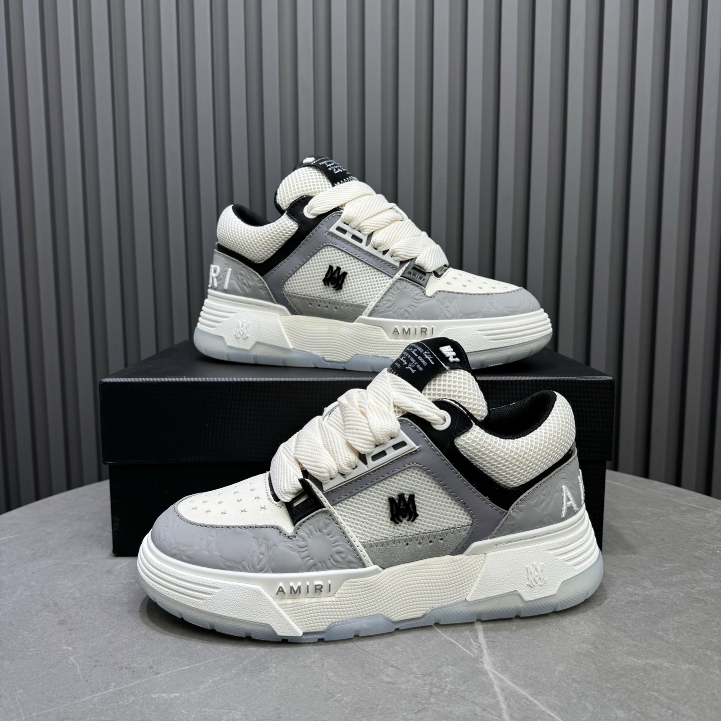 AMIRI MA-1 Low Sneakers White/Gray