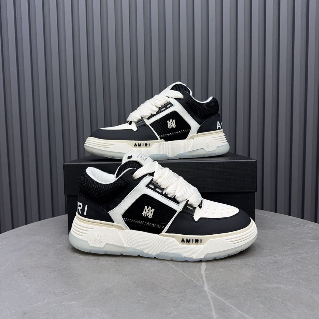 AMIRI Low-Top Sneakers Black/White