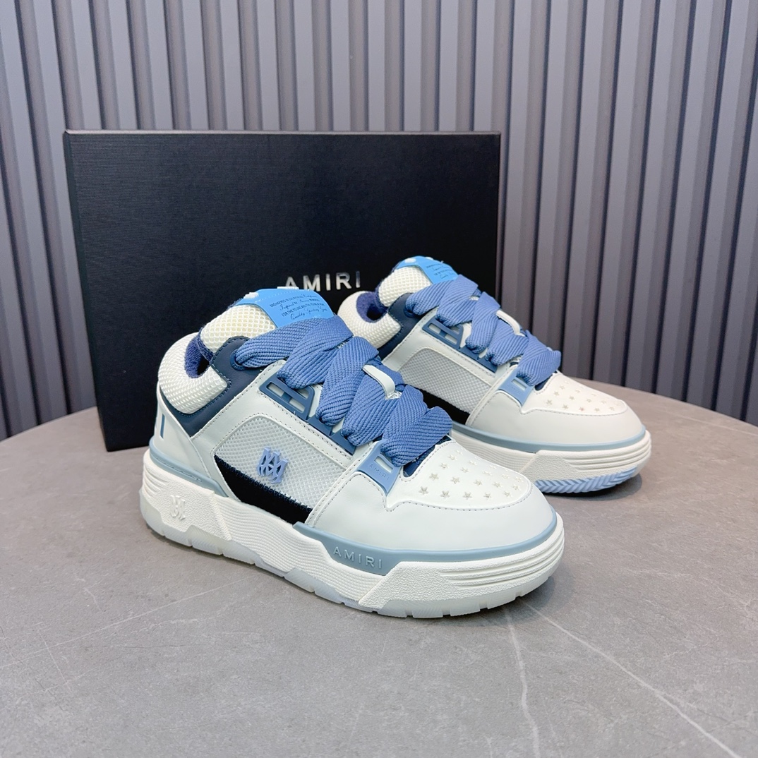 AMIRI Low-Top Sneakers Blue/White