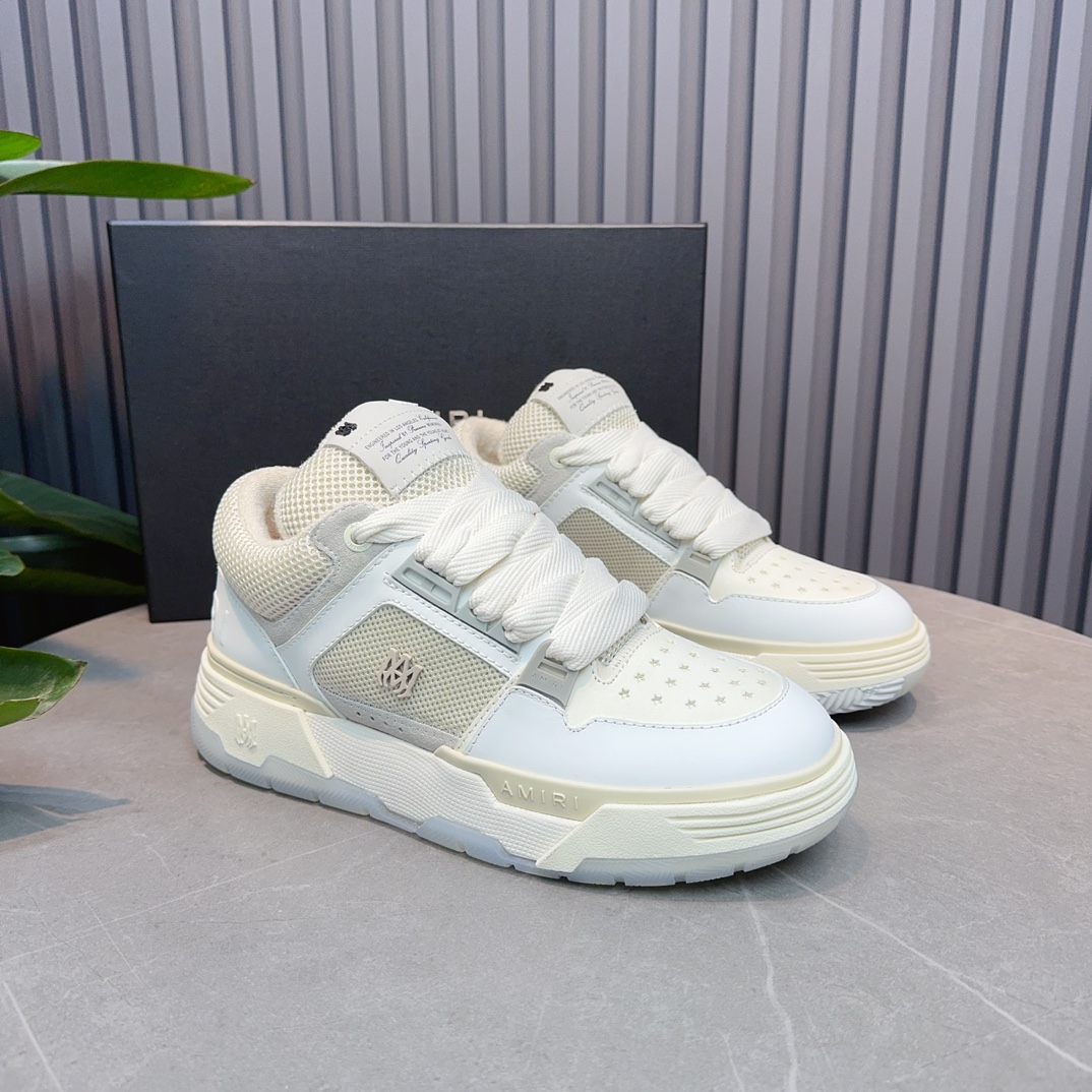 AMIRI Low-Top Sneakers Cream White