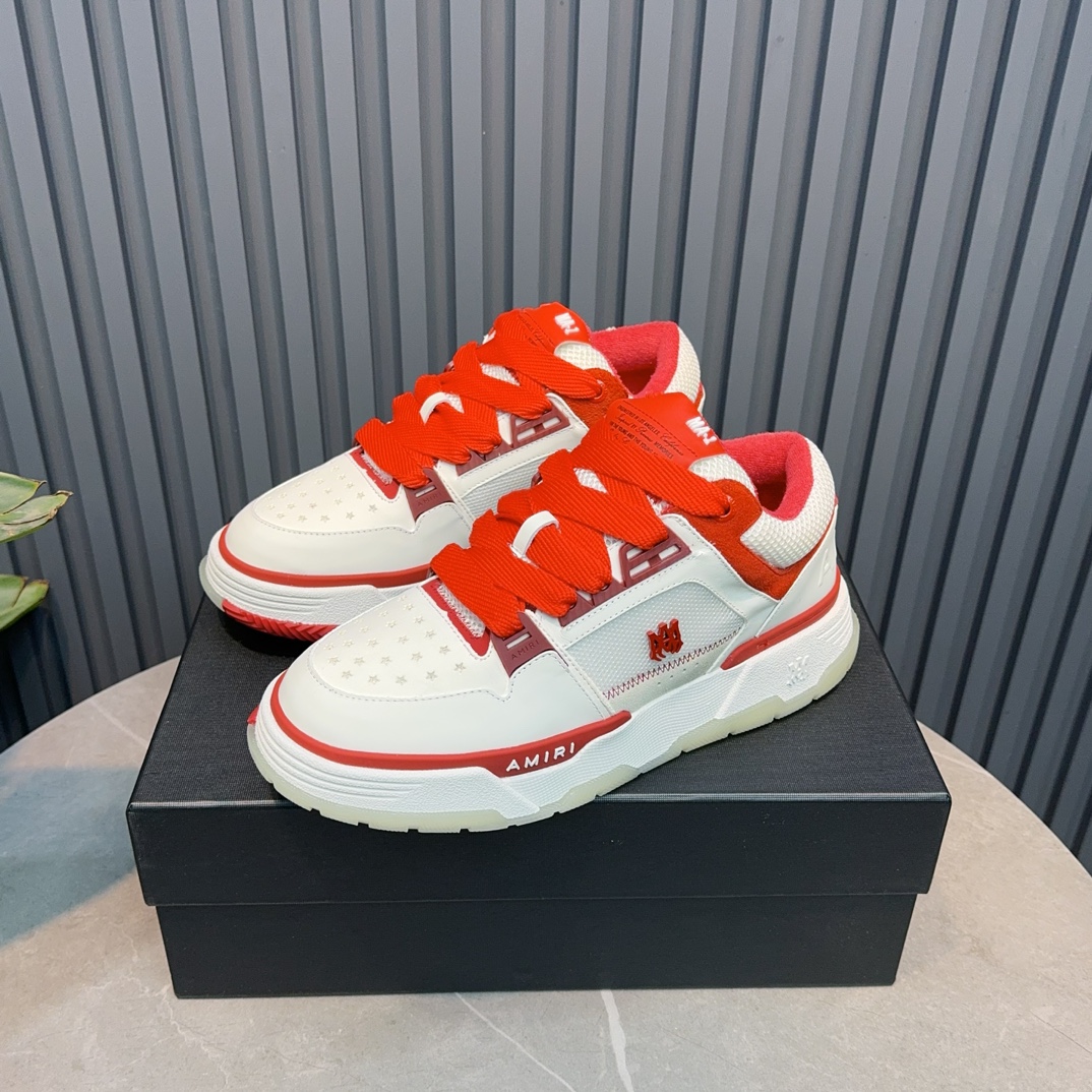 AMIRI Low-Top Sneaker Red/White