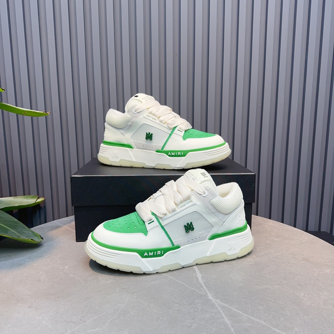 AMIRI Low-Top Sneakers White/Green
