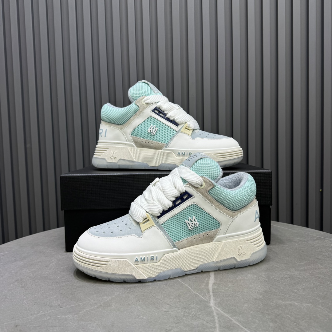 AMIRI Low-Top Sneakers White/Blue
