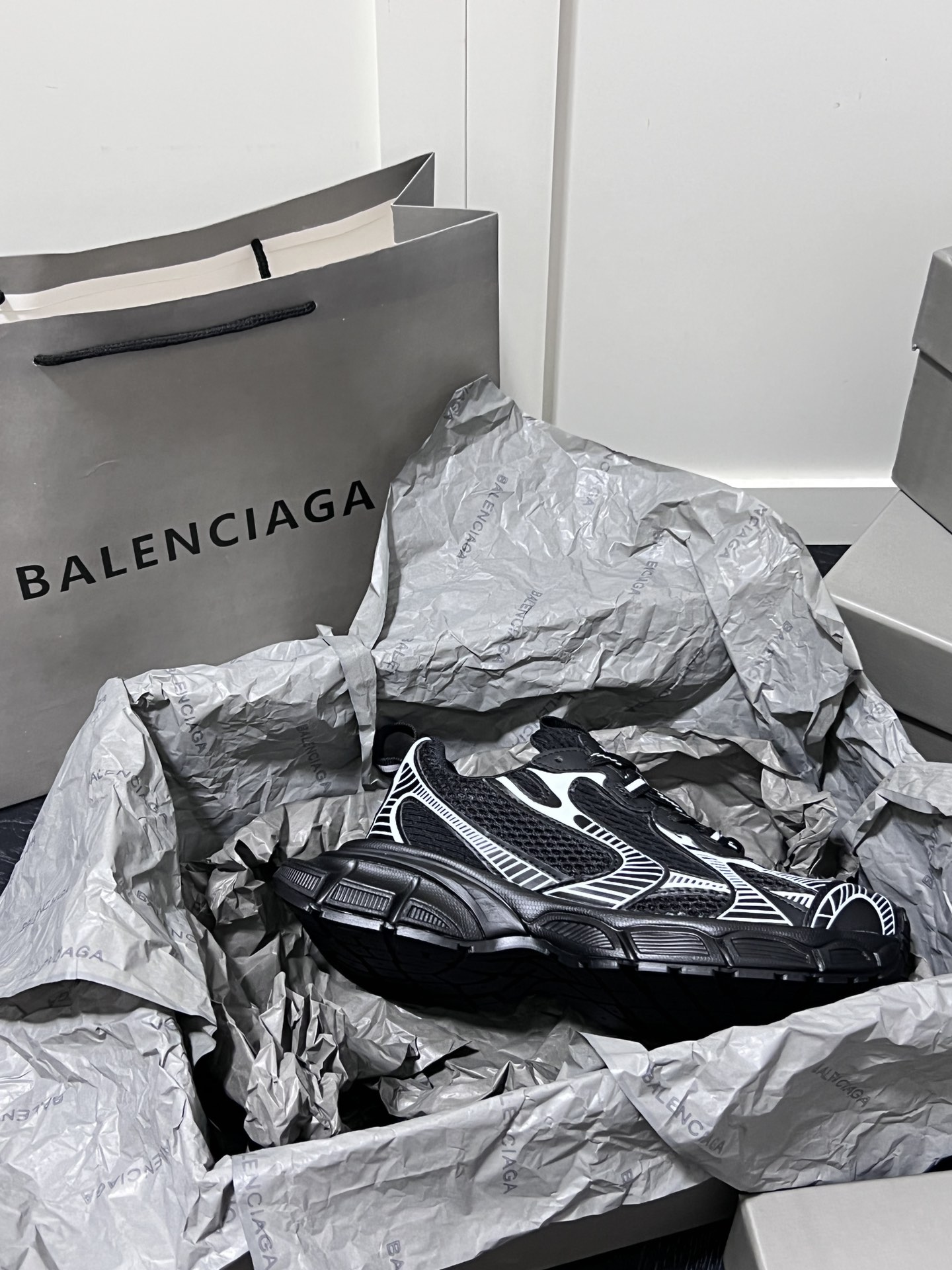 Balenciaga Chunky Dad Sneakers Black