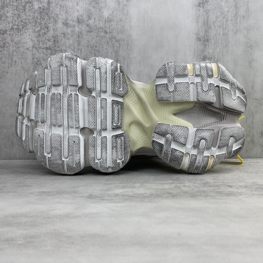 Balenciaga Cargo Sneaker White Yellow Silver