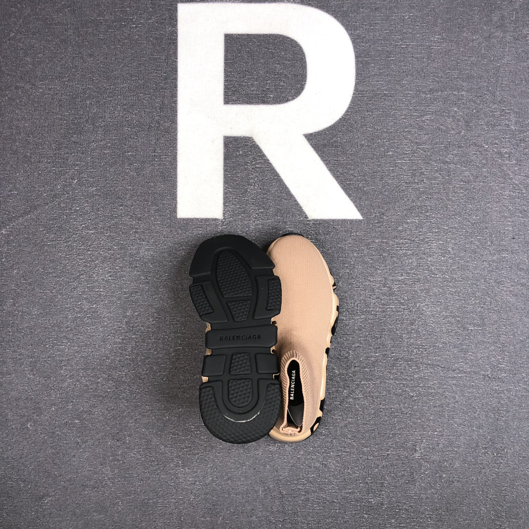 Balenciaga Speed Sock Sneakers Beige