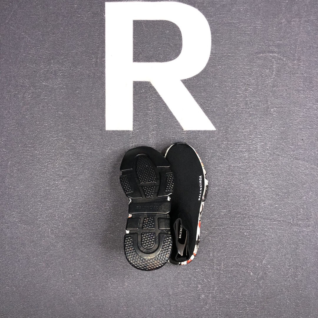 Balenciaga Speed Sock Sneakers Black