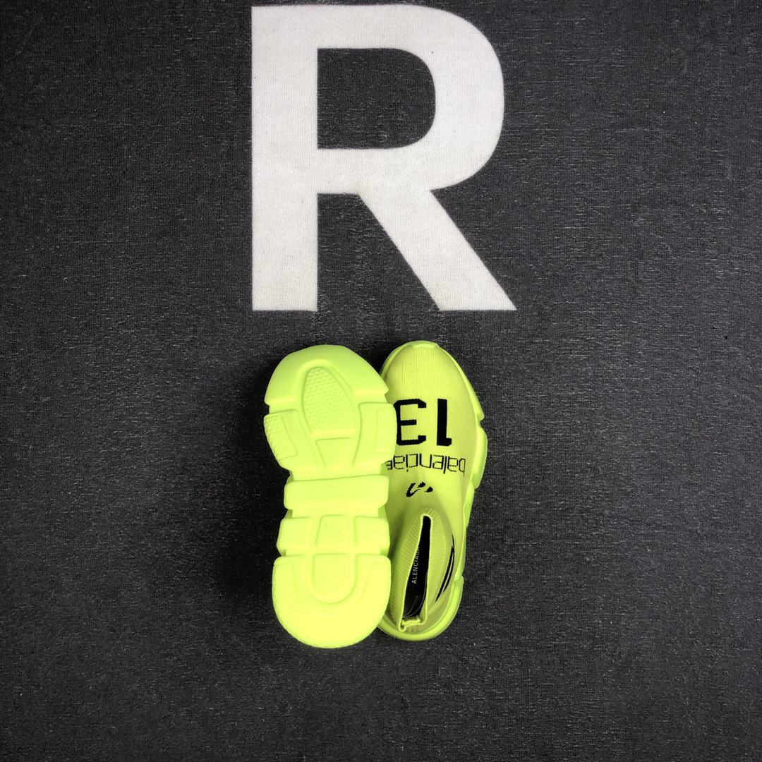 Balenciaga Speed Sock Sneakers Neon Yellow