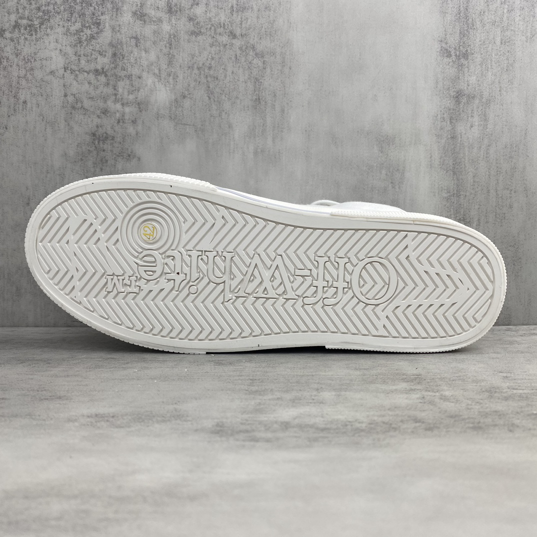 Off-White Low Vulcanized Canvas Sneaker White