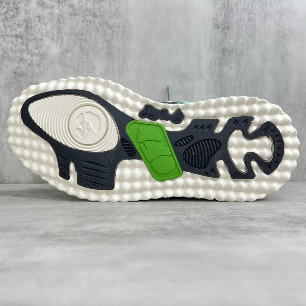 Off-White Low-Top Sneakers Teal/White