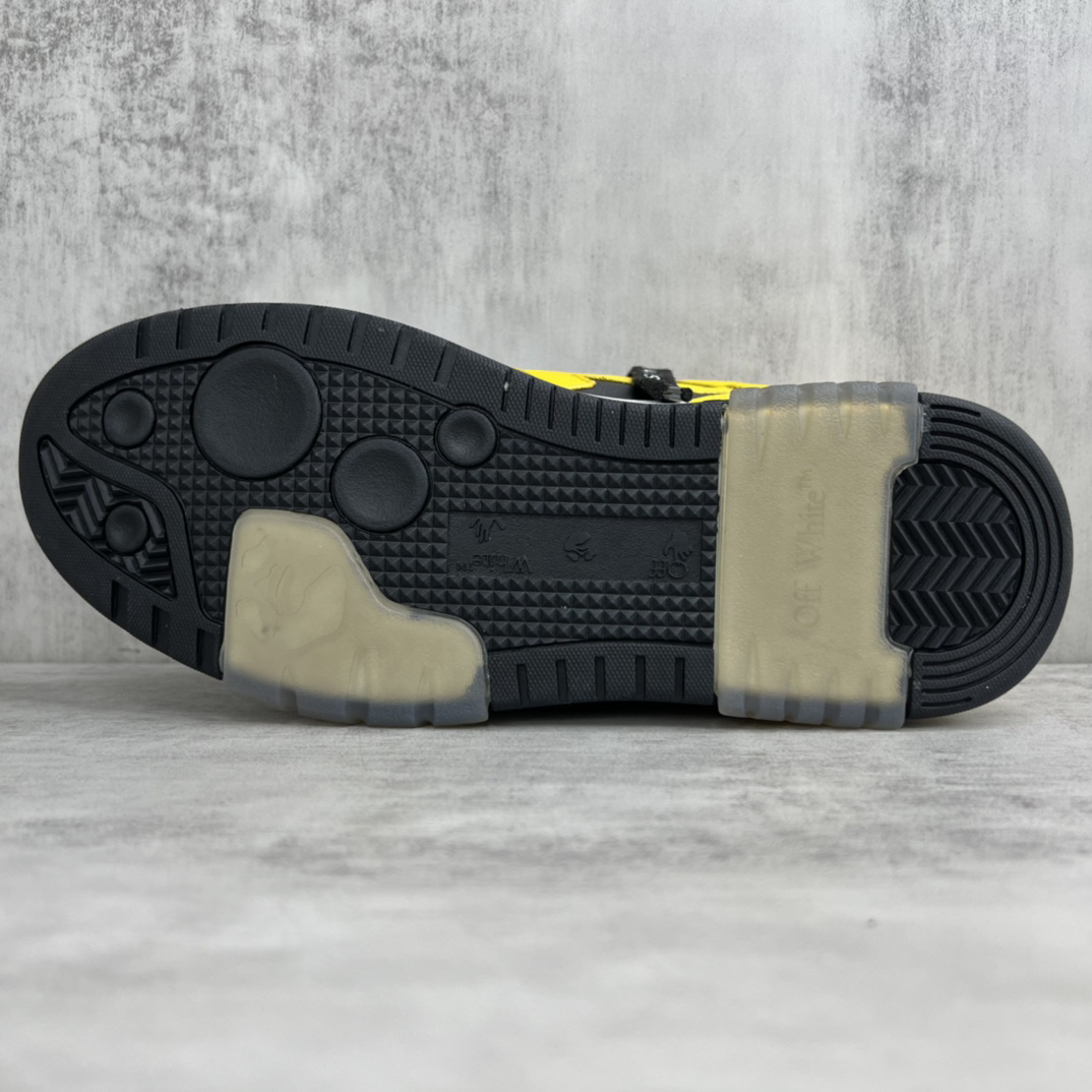 Off-White Low-Top Sneakers Black/Yellow