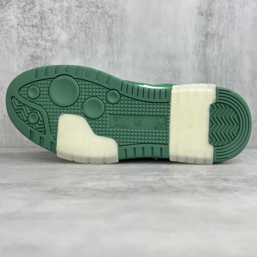 Off-White Low-Top Sneakers Green