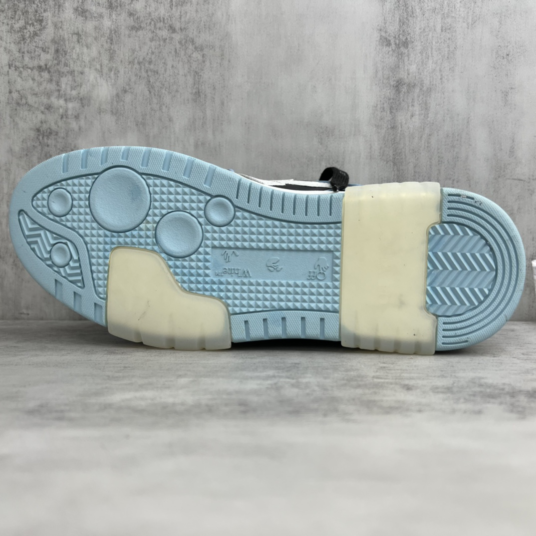 Off-White Low-Top Sneakers Black/Blue
