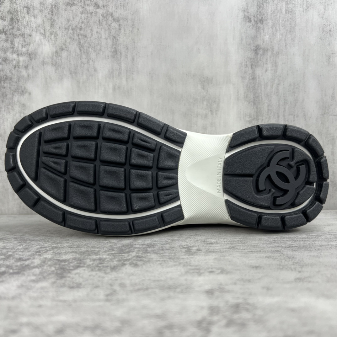 Chanel Mesh Panel Sneakers Gold