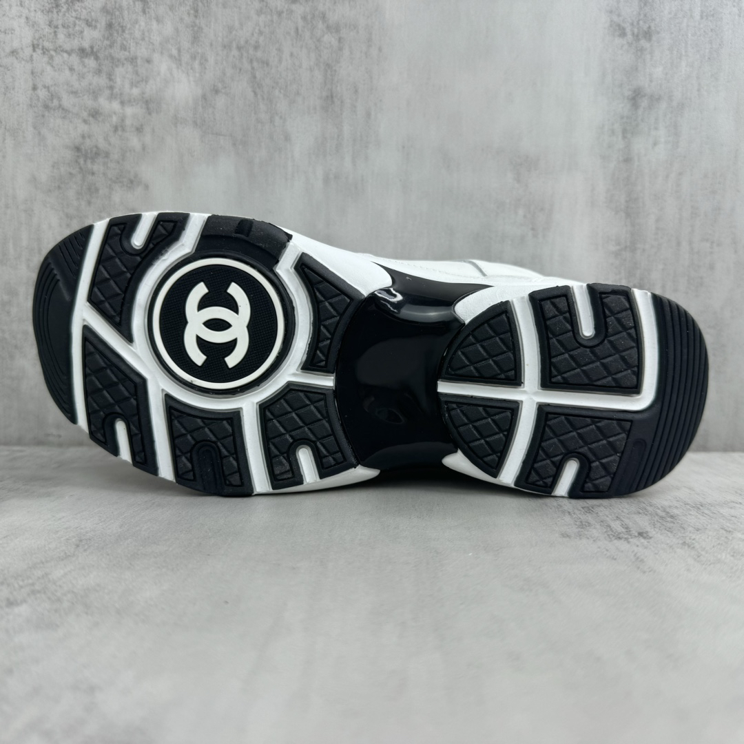 Chanel Panda Low-Top Sneakers White