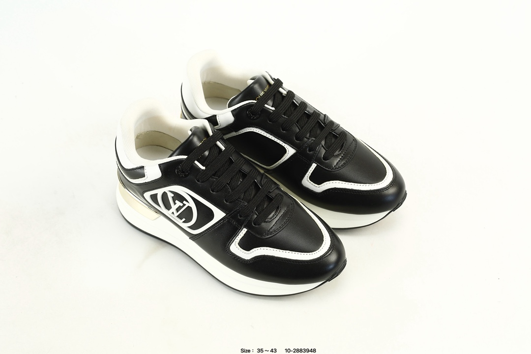 Louis Vuitton Run Away Lift Sneakers Black/White