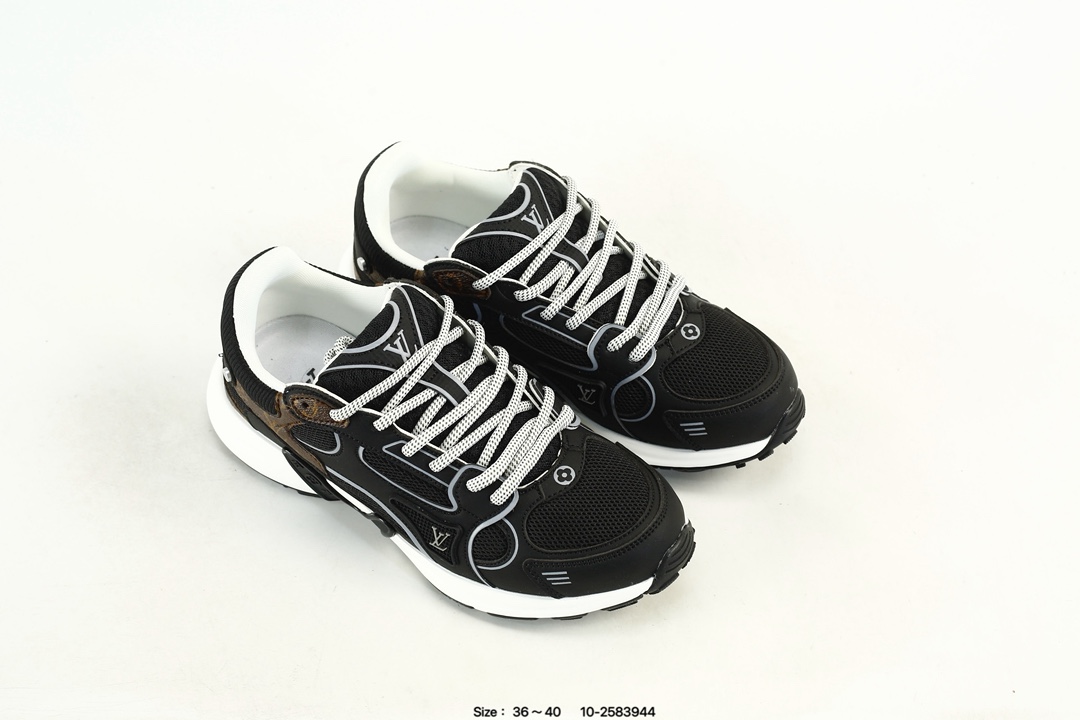 Louis Vuitton Trainer Low Sneakers Black/Brown