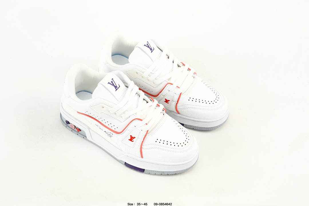 Louis Vuitton Trainer Low Sneaker White