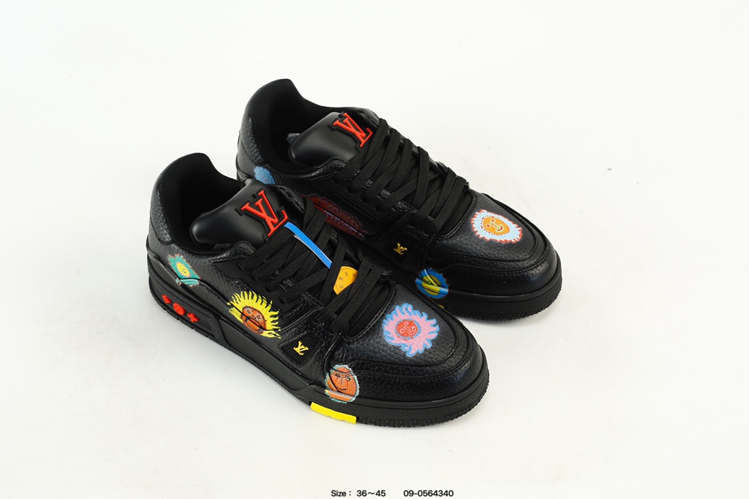 Louis Vuitton Trainer Low Sneaker Black