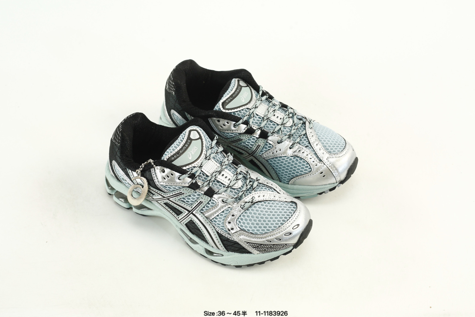 Asics GEL-Nimbus 10.1 Retro Runners Silver/Black