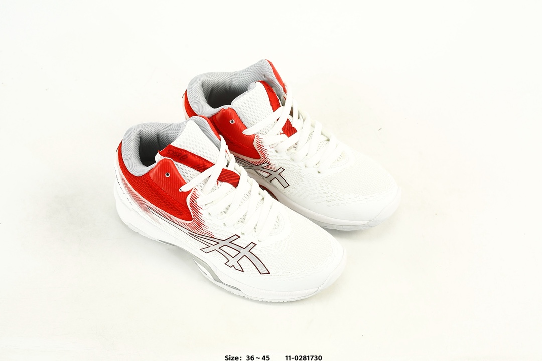 Asics V-SWIFT FF MT 4 Volleyball Shoes White/Red