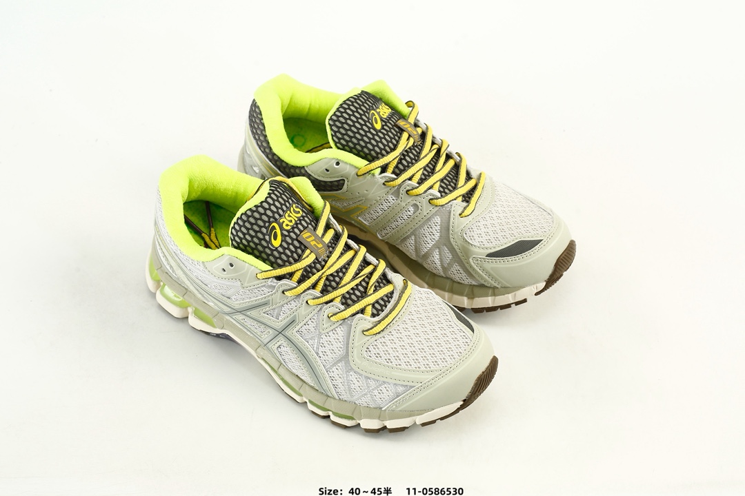 Asics Gel-Kayano 20 Running Shoes Grey/Volt
