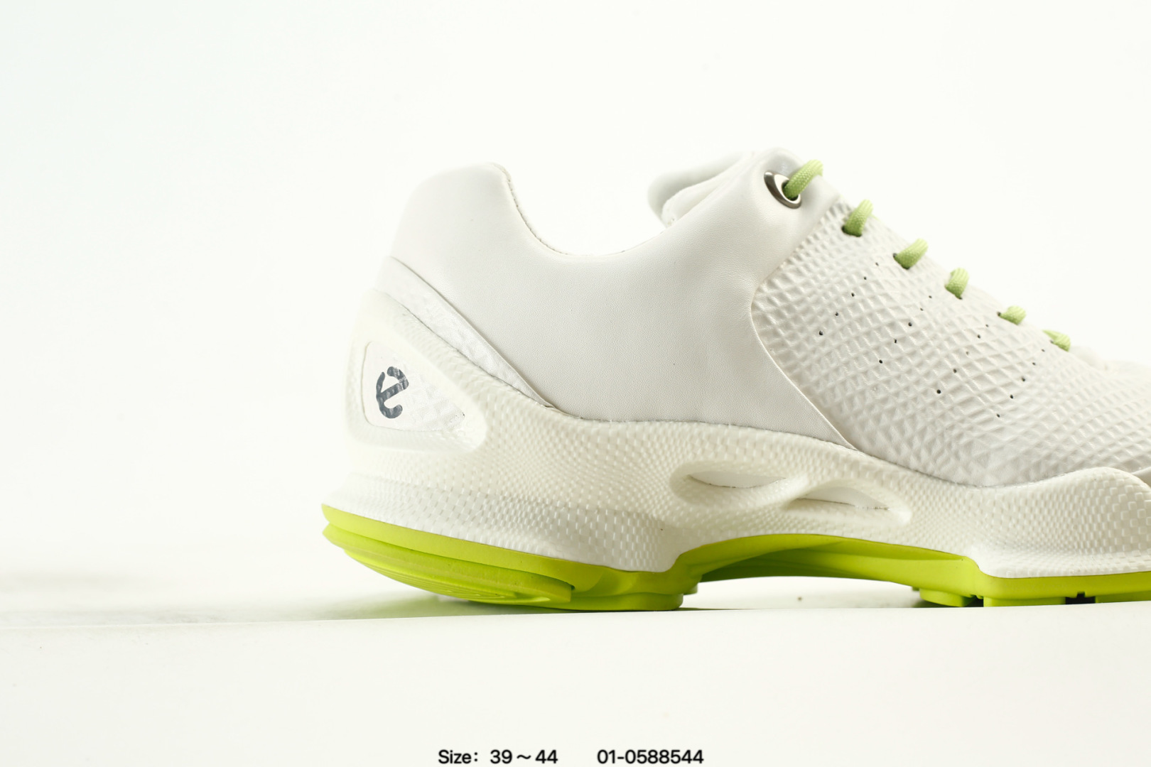 ECCO Biom Leather Sneakers White/Green