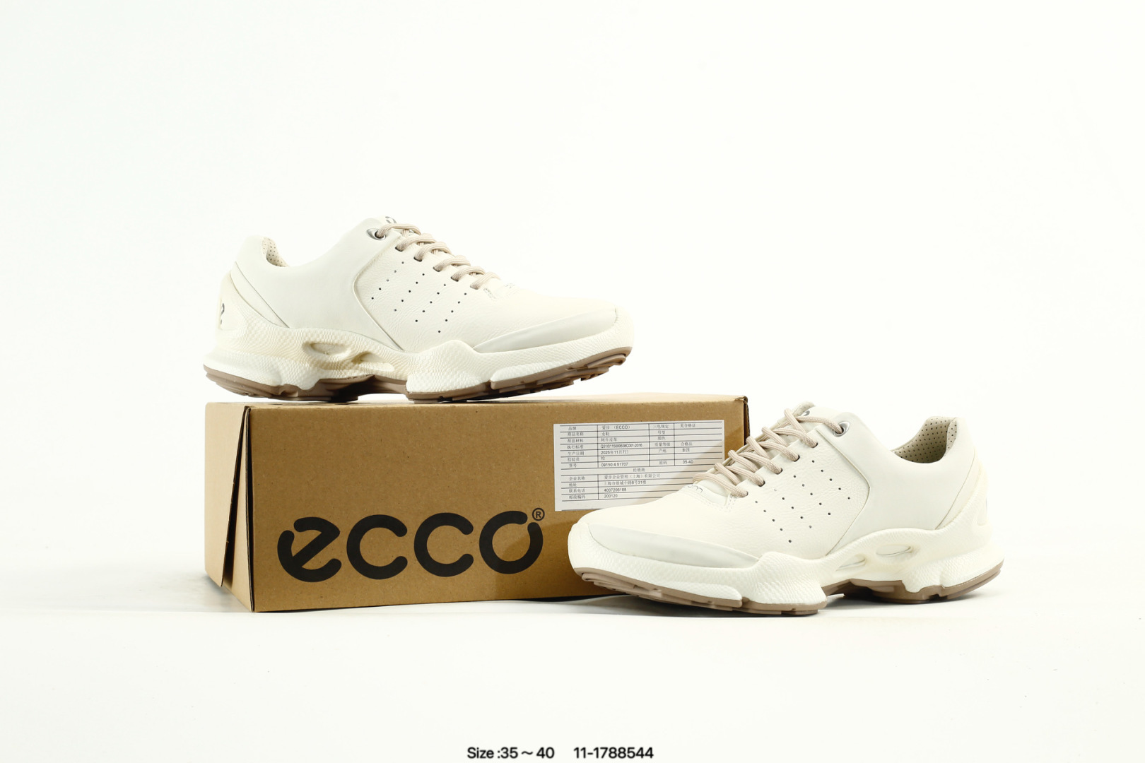 Ecco BIOM AEX Waterproof Sneakers White
