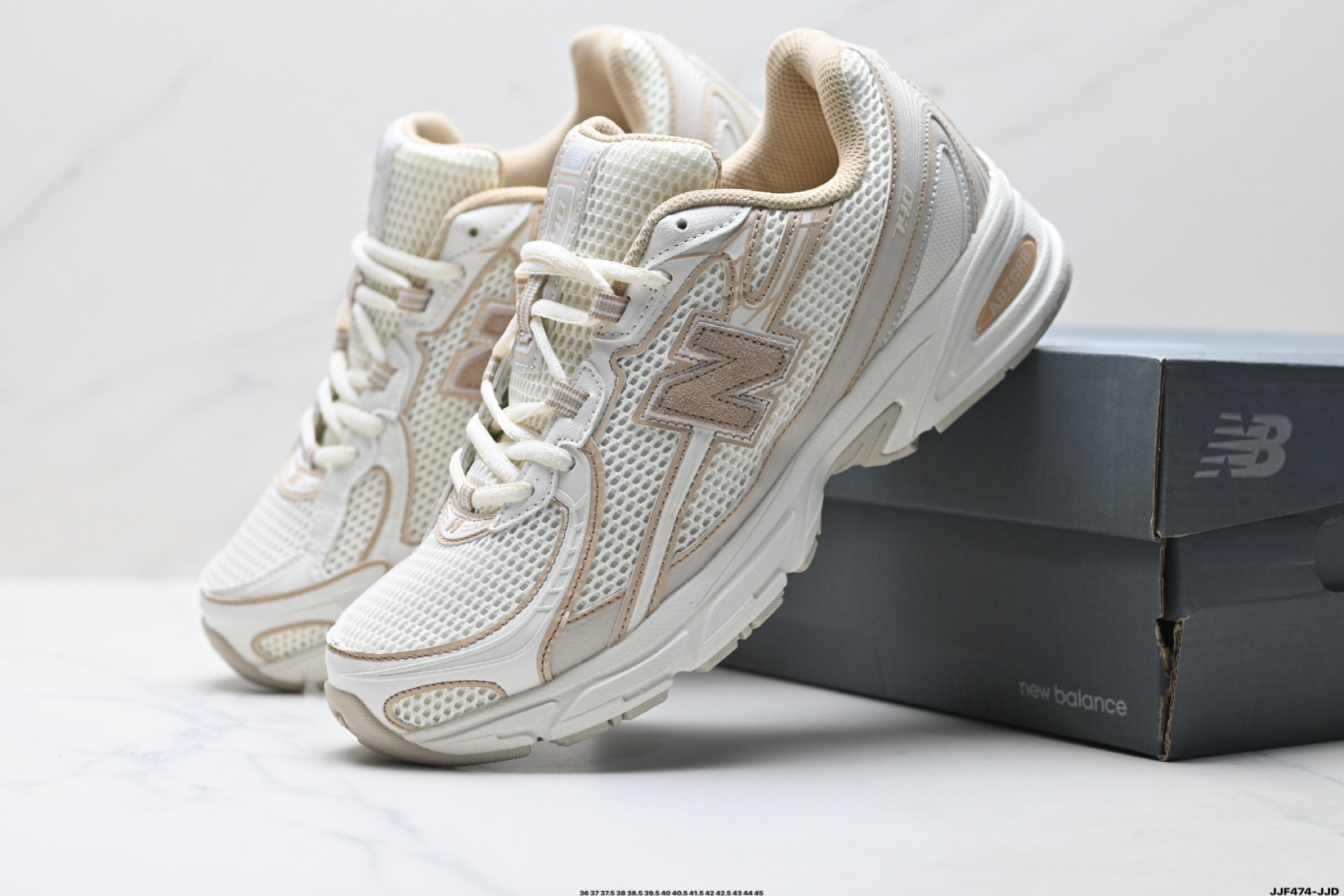 New Balance 740 Retro Runner White/Beige