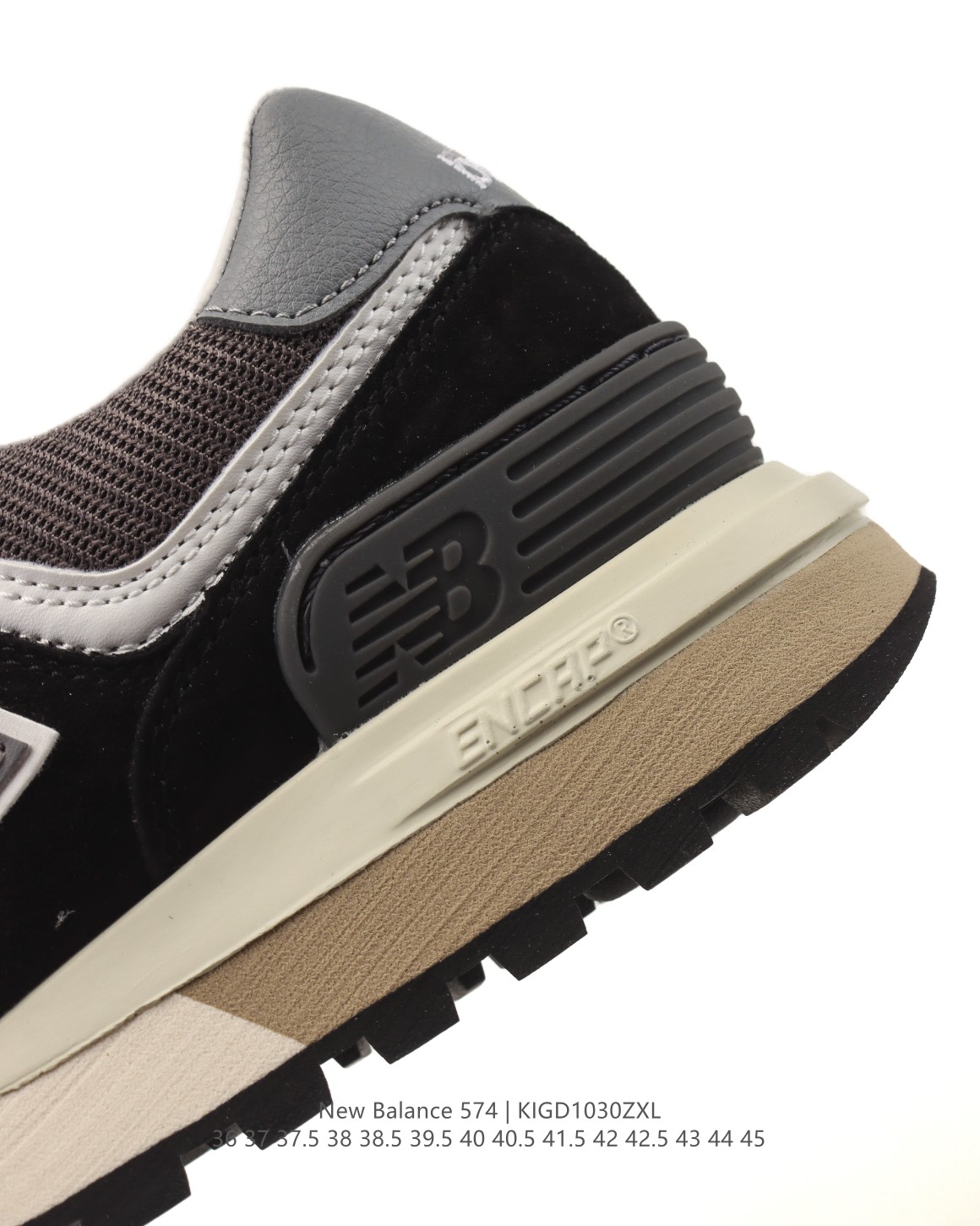 New Balance 574 Retro Sneakers Black/Gray