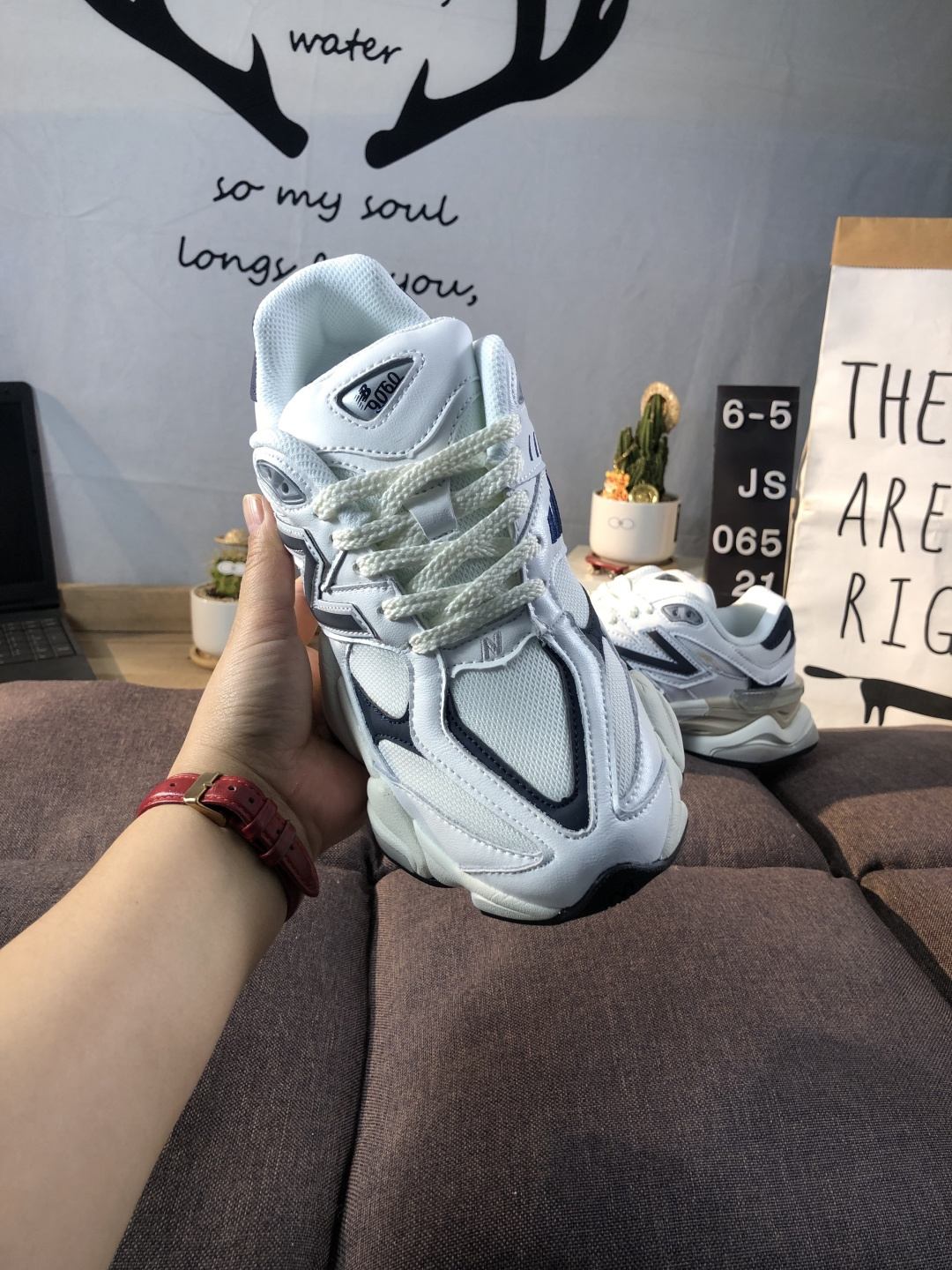 New Balance 9060 Chunky Runner White/Navy