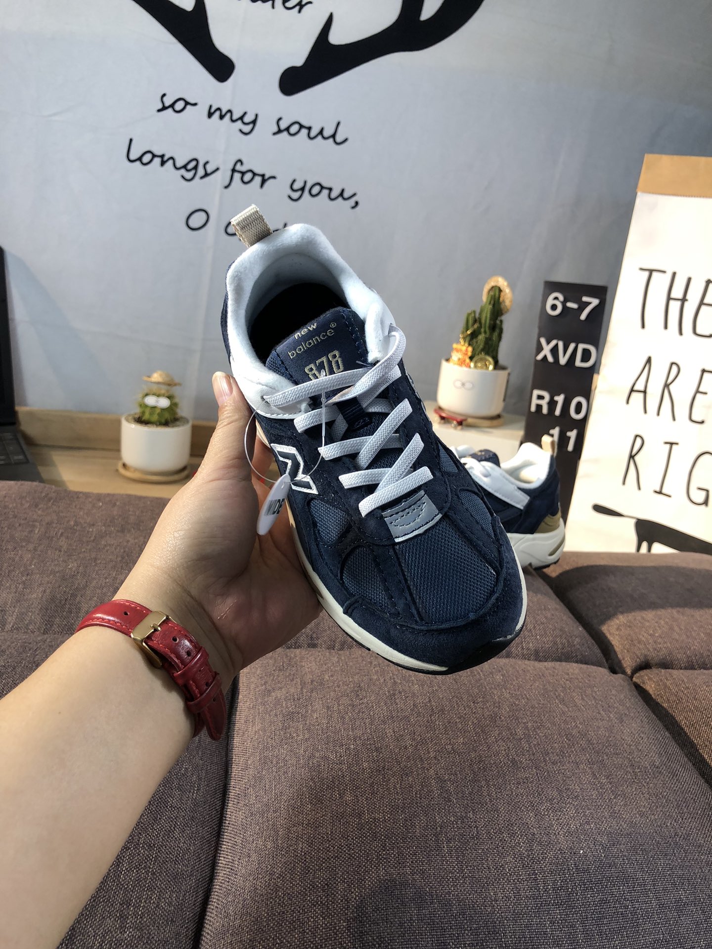 New Balance 878 Kids Sneakers Navy