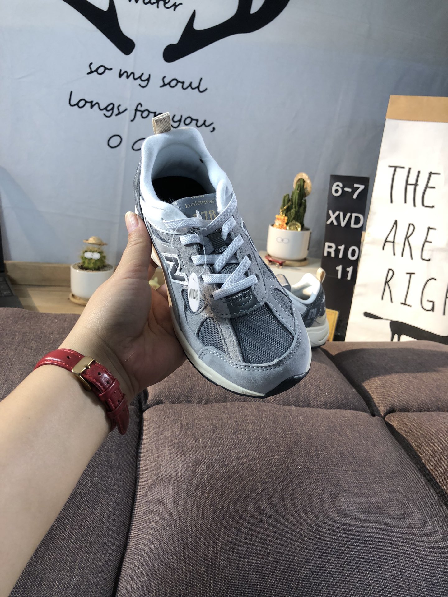 New Balance 878 Kids Sneakers Gray