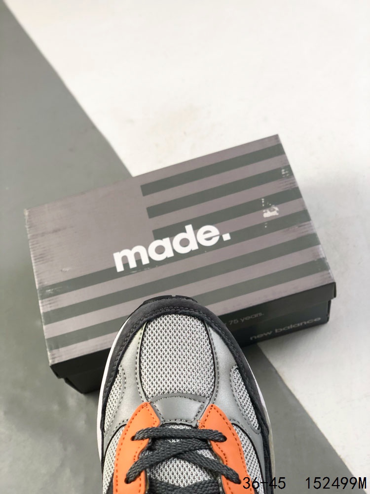 New Balance 992 Retro Runner Grey/Orange