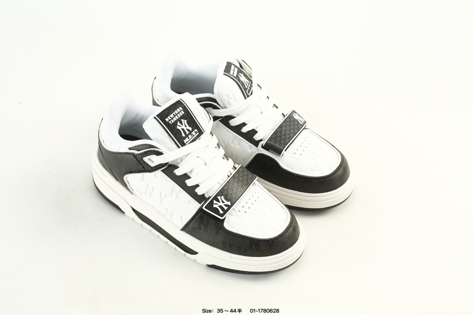 MLB NY Yankees Chunky Liner Sneakers Black/White